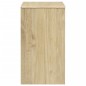 vidaXL Aparador SAUDA madera maciza pino roble 80x43x75,5 cm
