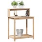 vidaXL Mesa de plantación con estantes madera pino 82,5x50x109,5 cm vidaXL Mesa de plantación con estantes madera pino 82,5x50x109,5 cm
