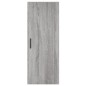 vidaXL Aparador alto madera contrachapada gris Sonoma 34,5x34x180 cm vidaXL Aparador alto madera contrachapada gris Sonoma 34,5x34x180 cm