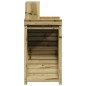 vidaXL Mesa plantación con estantes madera impregnada 82,5x50x109,5 cm vidaXL Mesa plantación con estantes madera impregnada 82,5x50x109,5 cm
