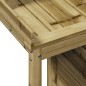 vidaXL Mesa plantación con estantes madera impregnada 82,5x50x109,5 cm vidaXL Mesa plantación con estantes madera impregnada 82,5x50x109,5 cm