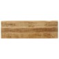 vidaXL Banco con borde natural de madera de mango maciza 105 cm vidaXL Banco con borde natural de madera de mango maciza 105 cm
