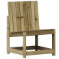vidaXL Silla de jardín madera de pino impregnada 50,5x55x77 cm vidaXL Silla de jardín madera de pino impregnada 50,5x55x77 cm