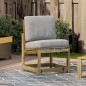 vidaXL Silla de jardín madera de pino impregnada 50,5x55x77 cm vidaXL Silla de jardín madera de pino impregnada 50,5x55x77 cm