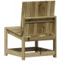 vidaXL Silla de jardín madera de pino impregnada 50,5x55x77 cm vidaXL Silla de jardín madera de pino impregnada 50,5x55x77 cm