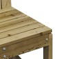 vidaXL Silla de jardín madera de pino impregnada 50,5x55x77 cm vidaXL Silla de jardín madera de pino impregnada 50,5x55x77 cm