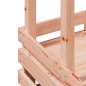 vidaXL Mesa de bar de jardín con techo madera maciza 112,5x57x195,5 cm vidaXL Mesa de bar de jardín con techo madera maciza 112,5x57x195,5 cm