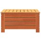 vidaXL Taburete de jardín con cojín madera maciza de pino marrón cera vidaXL Taburete de jardín con cojín madera maciza de pino marrón cera