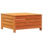 vidaXL Taburete de jardín con cojín madera maciza de pino marrón cera vidaXL Taburete de jardín con cojín madera maciza de pino marrón cera