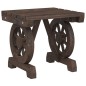 vidaXL Taburetes de jardín 2 unidades madera maciza de abeto vidaXL Taburetes de jardín 2 unidades madera maciza de abeto