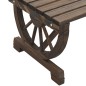 vidaXL Taburetes de jardín 2 unidades madera maciza de abeto vidaXL Taburetes de jardín 2 unidades madera maciza de abeto