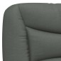 vidaXL Estructura de cama con luces LED tela gris oscuro 140x200 cm vidaXL Estructura de cama con luces LED tela gris oscuro 140x200 cm