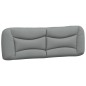 vidaXL Estructura de cama con luces LED tela gris claro 160x200 cm vidaXL Estructura de cama con luces LED tela gris claro 160x200 cm