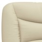 vidaXL Estructura de cama con luces LED tela crema 200x200 cm vidaXL Estructura de cama con luces LED tela crema 200x200 cm