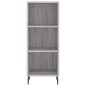 vidaXL Aparador alto madera contrachapada gris Sonoma 34,5x34x180 cm vidaXL Aparador alto madera contrachapada gris Sonoma 34,5x34x180 cm