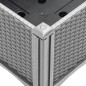 vidaXL Jardinera con patas PP gris claro 120x40x42 cm