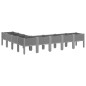vidaXL Jardinera con patas PP gris claro 200x160x42 cm vidaXL Jardinera con patas PP gris claro 200x160x42 cm