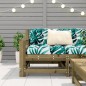 vidaXL Sofá de jardín con reposabrazos madera impregnada 69x62x70,5cm vidaXL Sofá de jardín con reposabrazos madera impregnada 69x62x70,5cm