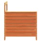 vidaXL Sofá de jardín con reposabrazos madera pino marrón 69x62x70,5cm vidaXL Sofá de jardín con reposabrazos madera pino marrón 69x62x70,5cm