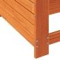 vidaXL Sofá de jardín con reposabrazos madera pino marrón 69x62x70,5cm vidaXL Sofá de jardín con reposabrazos madera pino marrón 69x62x70,5cm
