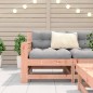 vidaXL Sofá de jardín con reposabrazos y cojín madera maciza Douglas vidaXL Sofá de jardín con reposabrazos y cojín madera maciza Douglas
