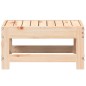 vidaXL Taburete de jardín madera maciza de pino 62x30x32 cm vidaXL Taburete de jardín madera maciza de pino 62x30x32 cm