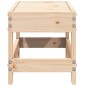 vidaXL Taburete de jardín madera maciza de pino 62x30x32 cm vidaXL Taburete de jardín madera maciza de pino 62x30x32 cm