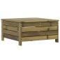 vidaXL Taburete de jardín madera de pino impregnada 62x63,5x32 cm vidaXL Taburete de jardín madera de pino impregnada 62x63,5x32 cm