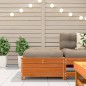 vidaXL Taburete de jardín madera de pino marrón cera 62x63,5x32 cm vidaXL Taburete de jardín madera de pino marrón cera 62x63,5x32 cm