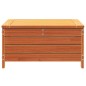 vidaXL Taburete de jardín madera de pino marrón cera 62x63,5x32 cm vidaXL Taburete de jardín madera de pino marrón cera 62x63,5x32 cm