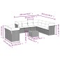 vidaXL Set de sofás de jardín 11 pzas y cojines ratán sintético negro vidaXL Set de sofás de jardín 11 pzas y cojines ratán sintético negro