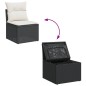 vidaXL Set de sofás de jardín 10 pzas cojines ratán sintético negro vidaXL Set de sofás de jardín 10 pzas cojines ratán sintético negro
