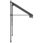 vidaXL Toldo retráctil de tela y acero gris antracita 200x150 cm