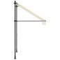vidaXL Toldo retráctil de tela y acero crema 150x150 cm vidaXL Toldo retráctil de tela y acero crema 150x150 cm