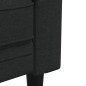 vidaXL Sofá Chesterfield de 3 plazas tela negro vidaXL Sofá Chesterfield de 3 plazas tela negro