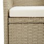 vidaXL Juego de comedor de jardín 5 piezas con cojines beige y negro vidaXL Juego de comedor de jardín 5 piezas con cojines beige y negro