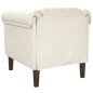 vidaXL Sillón de terciopelo color crema vidaXL Sillón de terciopelo color crema