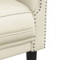 vidaXL Sillón de terciopelo color crema vidaXL Sillón de terciopelo color crema