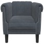 vidaXL Sillón de terciopelo gris oscuro vidaXL Sillón de terciopelo gris oscuro