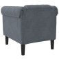 vidaXL Sillón de terciopelo gris oscuro vidaXL Sillón de terciopelo gris oscuro