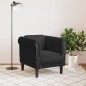 vidaXL Sillón de terciopelo negro