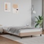 vidaXL Estructura de cama cuero sintético color capuchino 120x190 cm
