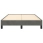 vidaXL Estructura de cama terciopelo gris oscuro 120x190 cm vidaXL Estructura de cama terciopelo gris oscuro 120x190 cm