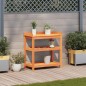 vidaXL Mesa plantación con estantes madera pino marrón 82,5x45x86,5 cm vidaXL Mesa plantación con estantes madera pino marrón 82,5x45x86,5 cm