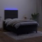 vidaXL Cama box spring con colchón y LED terciopelo negro 120x190 cm vidaXL Cama box spring con colchón y LED terciopelo negro 120x190 cm