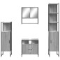 vidaXL Set de muebles de baño 4 pzas madera contrachapada gris sonoma vidaXL Set de muebles de baño 4 pzas madera contrachapada gris sonoma