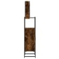 vidaXL Set de muebles baño 3 pzas madera contrachapada roble ahumado vidaXL Set de muebles baño 3 pzas madera contrachapada roble ahumado