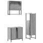 vidaXL Set de muebles de baño 3 pzas madera contrachapada gris sonoma vidaXL Set de muebles de baño 3 pzas madera contrachapada gris sonoma