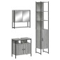 vidaXL Set de muebles de baño 3 pzas madera contrachapada gris sonoma vidaXL Set de muebles de baño 3 pzas madera contrachapada gris sonoma