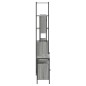 vidaXL Set de muebles de baño 3 pzas madera contrachapada gris sonoma vidaXL Set de muebles de baño 3 pzas madera contrachapada gris sonoma